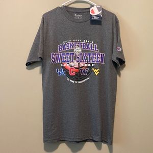 NCAA 2010 Sweet Sixteen tee NWT Wildcats Huskies Mountaineers Big Red